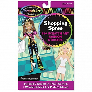 Набор стикеров Scratch Art Шопинг (Melissa&Doug, 5869_md)